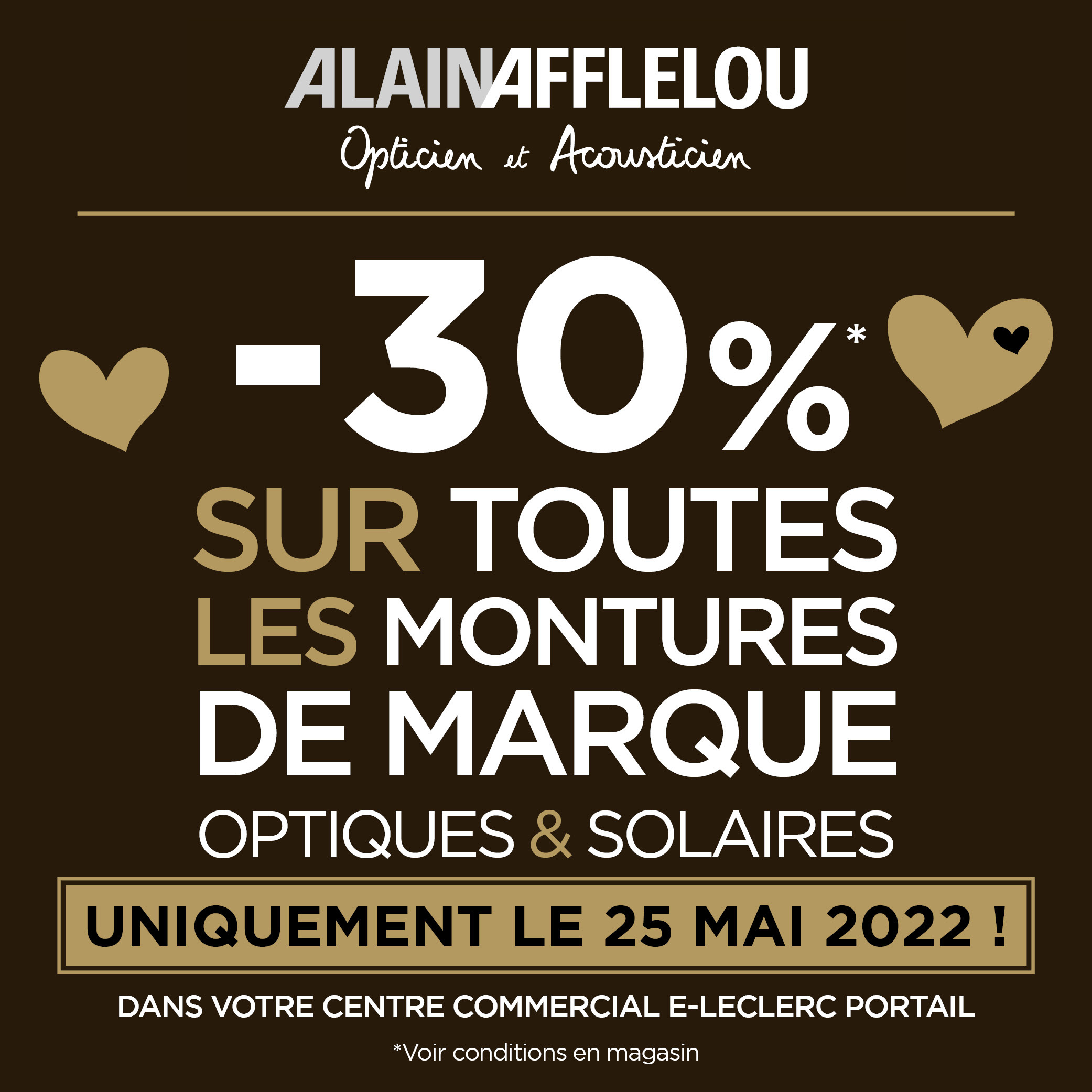 Centre Commercial Le Portail - offre enseigne - boutique Alain Afflelou Réunion