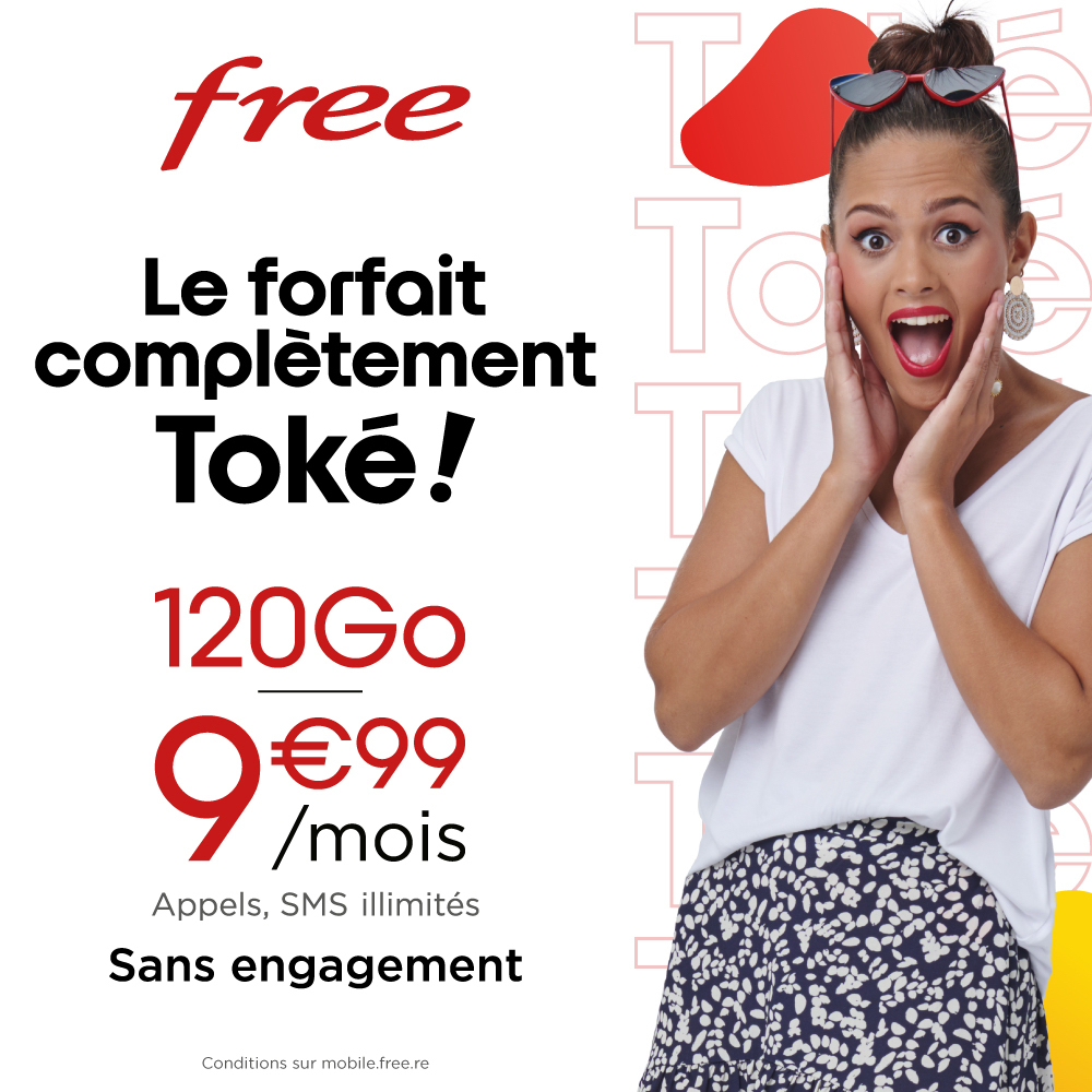 Centre Commercial Le Portail - offre enseigne - boutique Free Réunion