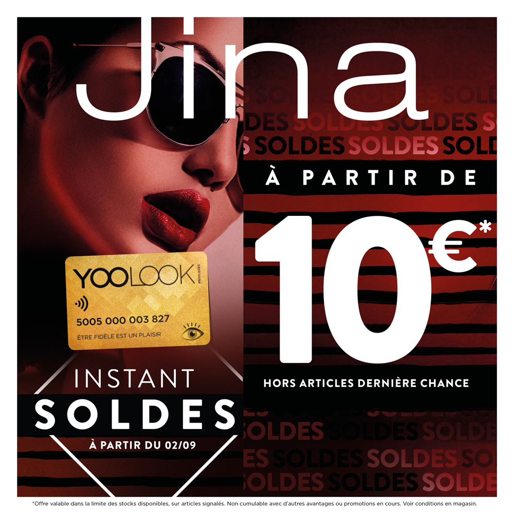 Centre Commercial Le Portail - offre enseigne - boutique Jina Réunion