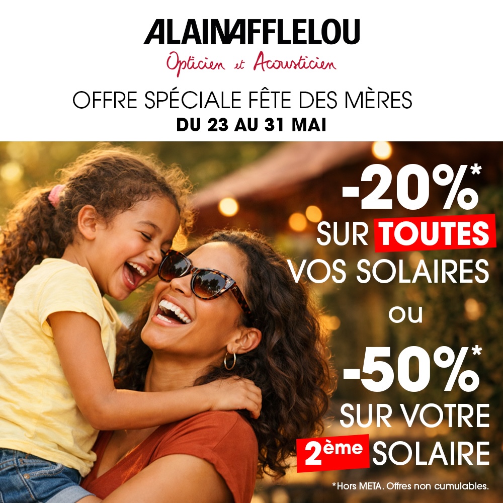 Centre Commercial Le Portail - offre enseigne - boutique Alain Afflelou Réunion